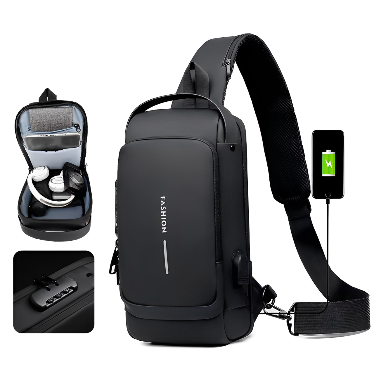 Gray helmet for bikers