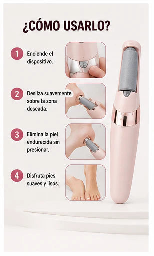 Pies de Seda™ – Removedor Eléctrico de Callos