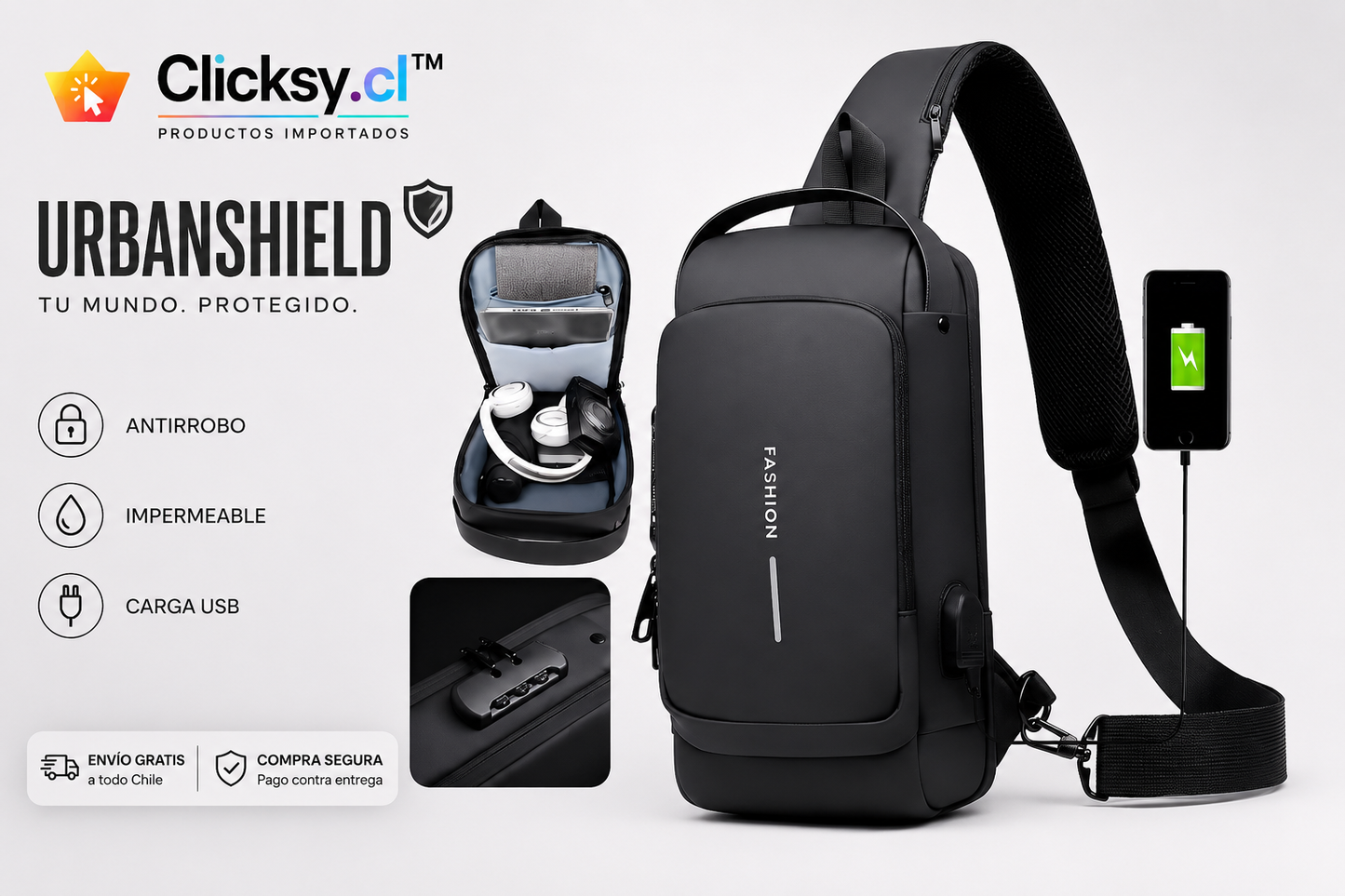 UrbanShield™ Muévete con estilo y protege todo lo que llevas